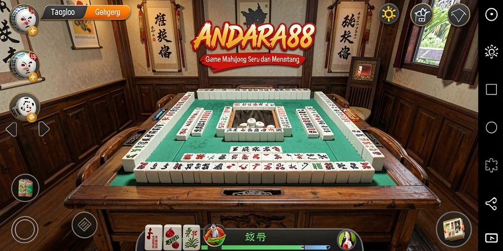 Gameplay Mahjong yang seru dan menantang di ANDARA88.