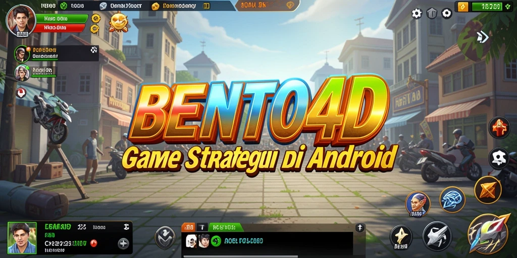 Tampilan gameplay menarik dari BENTO4D saat membangun kerajaan.