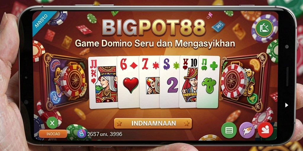 Screenshot gameplay dominoku yang seru di BIGPOT88.