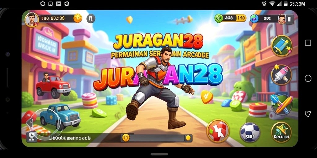 Screenshot menampilkan gameplay seru dari JURAGAN28, penuh aksi dan tantangan.