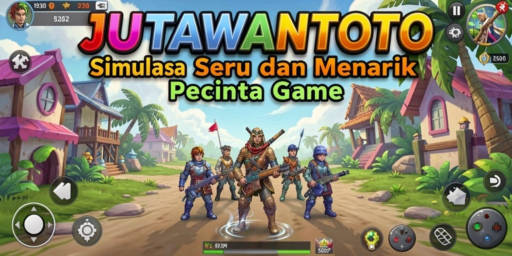 Tampilan gameplay seru dalam JUTAWANTOTO yang menggambarkan interaksi pemain.
