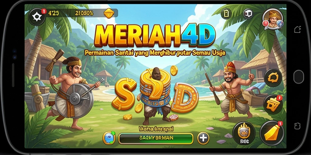 Tampilan gameplay MERIAH4D yang menarik dan penuh warna.