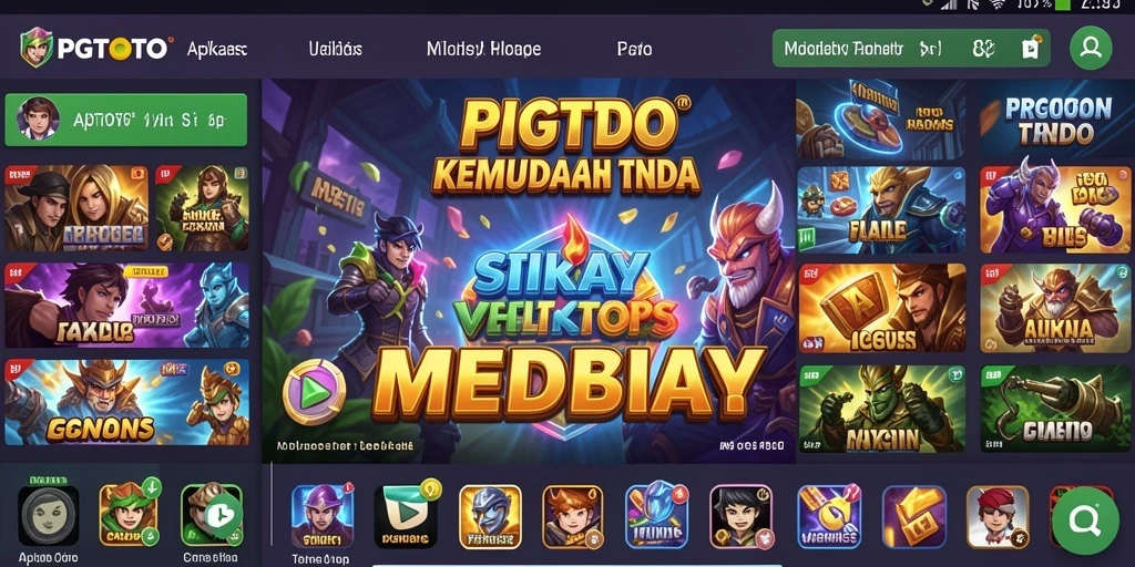 Screenshot utama PGTOTO menampilkan antarmuka aplikasi utility yang modern dan intuitif.