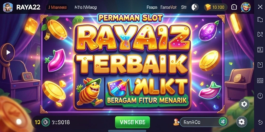 Tampilan gameplay menarik dari RAYA22 yang menampilkan berbagai slot.
