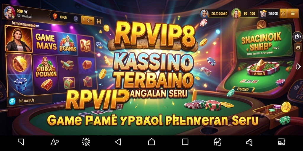 Screenshot RPVIP8 menampilkan pengalaman bermain Kasino yang seru dan mendebarkan.
