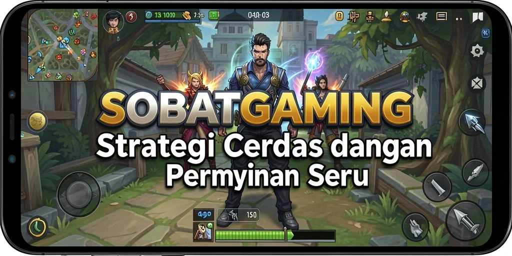 Tampilan gameplay seru SOBATGAMING dengan berbagai strategi.