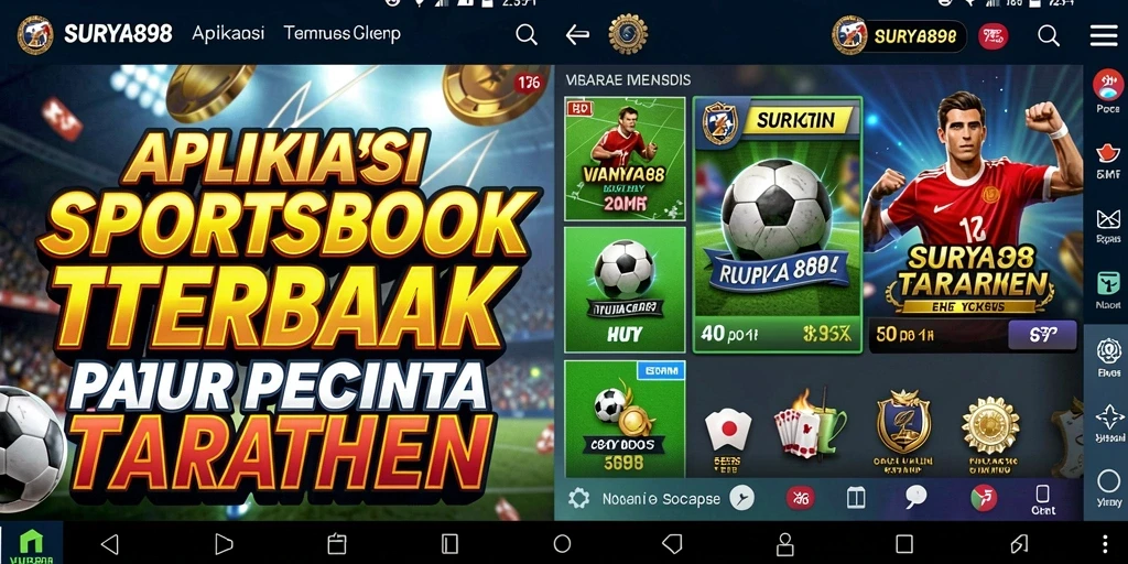 Tampilan gameplay menarik dari aplikasi Sportsbook SURYA898.