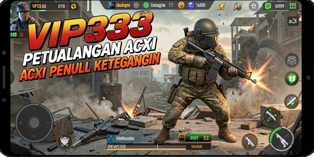 Screenshot game VIP333 menunjukkan aksi pertempuran yang intens.